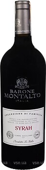 Фото Barone Montalto Collection Di Famiglia Syrah Terre Siciliane красное сухое 0.75 л