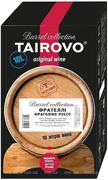 Фото Таирово Фрателли Фраголино Россо красное полусладкое 10 л
