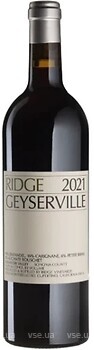 Фото Ridge Vineyards California Geyserville 2021 красное сухое 0.75 л