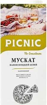 Фото Picnic Мускат по Итальянски белый полусладкий 1 л