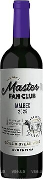 Фото The Grill Master Fan Club Malbec красное сухое 0.75 л