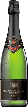 Фото Les Grands Chais de France Baron d'Arignac Brut Blanc de Blancs белое брют 0.75 л