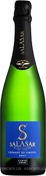 Фото Salasar Cremant De Limoux Blanc Carte Azur Brut CC белое брют 0.75 л