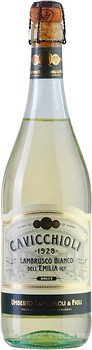 Фото Cavicchioli Lambrusco Emilia Bianco Dolce белое полусладкое 0.75 л