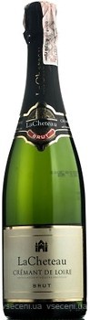 Фото LaCheteau Cremant de Loire Brut белое брют 0.75 л