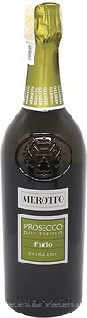 Фото Merotto Prosecco Furlo Extra-Dry белое эктра-сухое 0.75 л