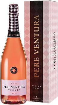 Фото Pere Ventura Cava Tresor Rose Brut розовое брют 0.75 л в упаковке