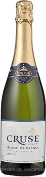 Фото Les Grands Chais de France Cruse Blanc de Blancs Brut белое брют 0.75 л