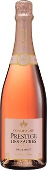 Фото Champagne Prestige des Sacres Brut Rose розовое брют 0.75 л
