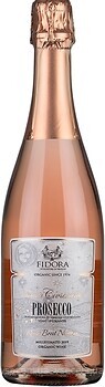 Фото Fidora Prosecco Rose Brut Nature Millesimato розовое брют 0.75 л