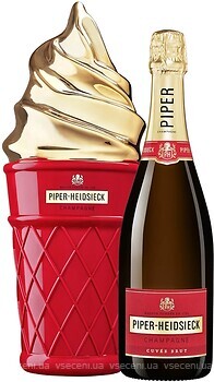 Фото Piper-Heidsieck Champagne Cuvee Brut белое брют 0.75 л в упаковке Ice-cream