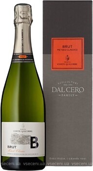 Фото Dal Cero Family Brut Metodo Classico Tenuta di Corte Giacobbe белое брют 0.75 л в упаковке