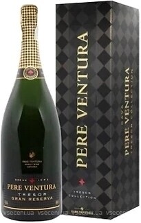 Фото Pere Ventura Tresor Magnum Brut Gran Reserva белое брют 1.5 л в упаковке