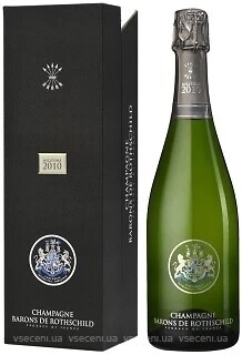 Фото Champagne Barons de Rothschild Millesime 2010 белое брют 0.75 л