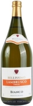 Фото United Brands Bellissimo Lambrusco Bianco белое полусладкое 1.5 л