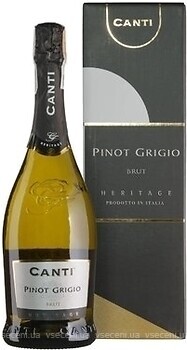 Фото Canti Pinot Grigio Brut Blanc белое брют 0.75 л в упаковке