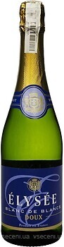 Фото Elysee Blanc De Blancs Doux белое сладкое 0.75 л