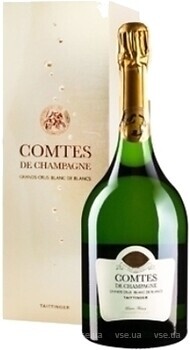 Фото Taittinger Comtes de Champagne Blanc de Blancs Brut 2013 белое брют 0.75 л в упаковке