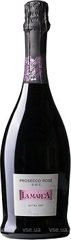 Фото La Marca Prosecco Rose 2022 розовое экстра-сухое 0.75 л