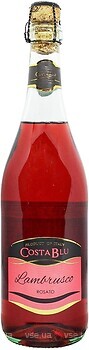 Фото Costa Blu Lambrusco Rosato розовое полусладкое 0.75 л