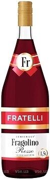 Фото Fratelli Fragolino Rosso красное полусладкое 1.5 л