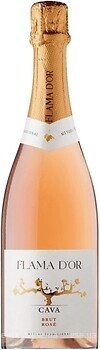 Фото Flama d'Or Cava Brut Rose розовое брют 0.75 л