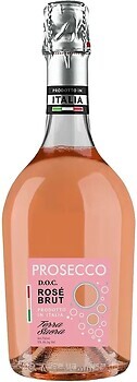 Фото Terra Sacra Prosecco Rose Brut DOC Serena розовое сухое 0.75 л