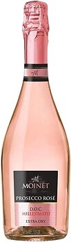 Фото Moinet Prosecco Rose DOC розовое экстра-сухое 6x0.75 л