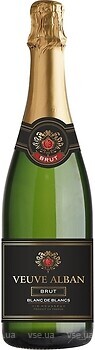 Фото Veuve Alban Blanc de Blancs Brut белое брют 0.75 л