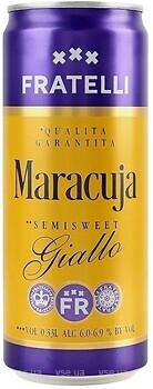 Фото Fratelli Maracuja Giallo белое полусладкое 0.33 л