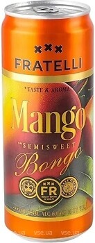 Фото Fratelli Mango Bongo белое полусладкое 0.33 л