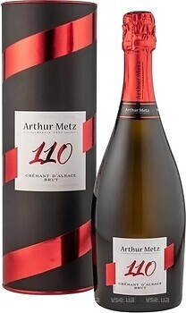 Фото Cremant D'Alsace Arthur Metz Cuvee 110 Anniversaire белое брют 0.75 л в подарочной упаковке