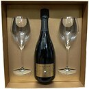 Фото Frescobaldi Leonia белое брют 0.75 л в подарочной упакове + 2 бокала
