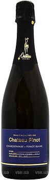 Фото Chateau Pinot Chardonnay Pinot Blanc белое брют 0.75 л