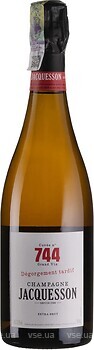 Фото Champagne Jacquesson Cuvee №744 Extra-Brut белое экстра-брют 0.75 л