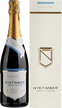 Фото Nyetimber Classic Cuvee белое сухое 0.75 л в упаковке