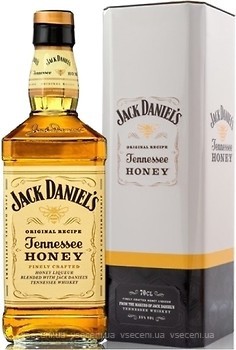 Фото Jack Daniel's Tennessee Honey 35% 0.7 л в металлической коробке