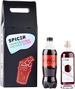 Фото Spicer Cherry 20% 0.5 л + Coca-Cola 0.75 л в подарочной упаковке