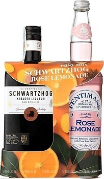 Фото Schwartzhog Krauter Luqieur 36.7% 0.7 л + Fentimans Rose Lemonade 0.75 л