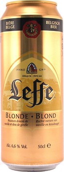 Фото Leffe Blonde 6.6% ж/б 24x0.5 л