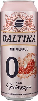 Фото Балтика №0 Безалкогольное Грейпфрут 0.5% ж/б 0.5 л