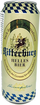 Фото Ritterburg Helles Bier 5% ж/б 0.5 л
