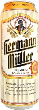 Фото Hermann Muller Premium Lager 4% ж/б 0.5 л