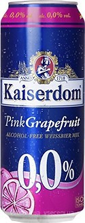 Фото Kaiserdom Pink Grapefruit 0.0% ж/б 0.5 л