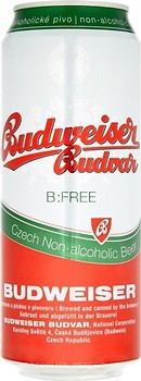 Фото Budweiser Budvar B:Free 0.5% ж/б 24x0.5 л