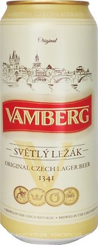 Фото Vamberg Svetly Lezak 5.2% ж/б 0.5 л