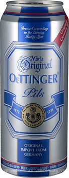 Фото Oettinger Pils 4.7% ж/б 0.5 л