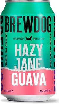 Фото BrewDog Hazy Jane Guava 5% ж/б 0.33 л