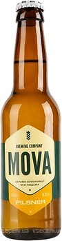 Фото Mova Pilsner 5.3% 0.33 л