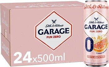 Фото Seth & Riley's Garage Fun Zero Grapefruit 0.5% ж/б 24x0.5 л